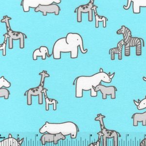 robert kaufman little safari flannel aqua