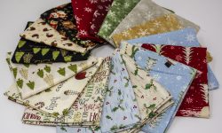 Christmas fabrics from blank quilting and makower