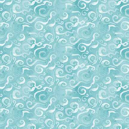 Aqua scroll