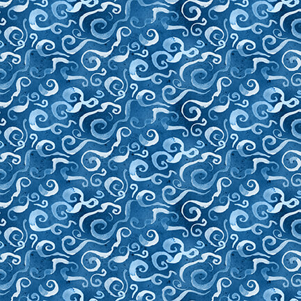 Blue Scroll